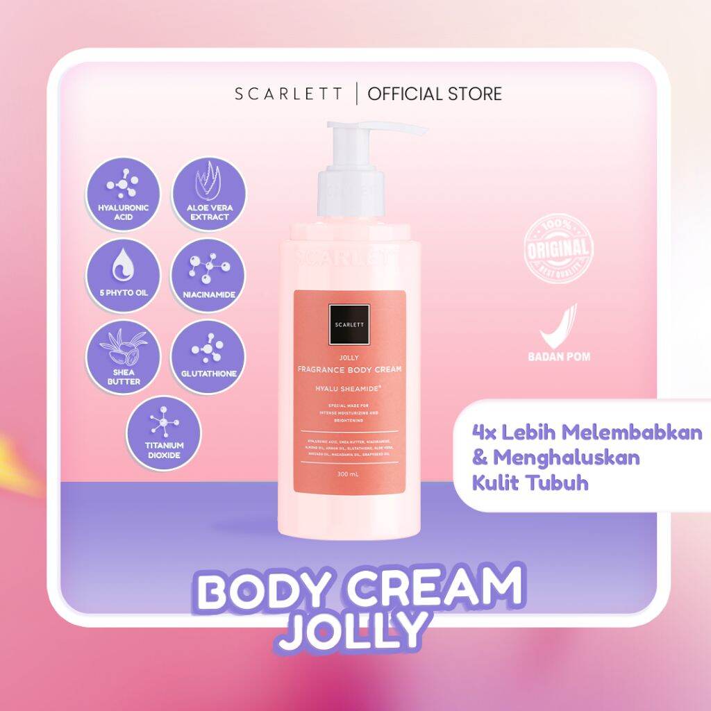 Body Cream Scarlett Lazada Indonesia
