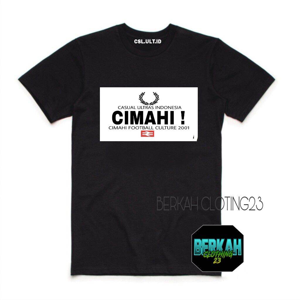 T-shirt kaos baju Casual ultras Indonesia Cimahi Kaos Cotton Short