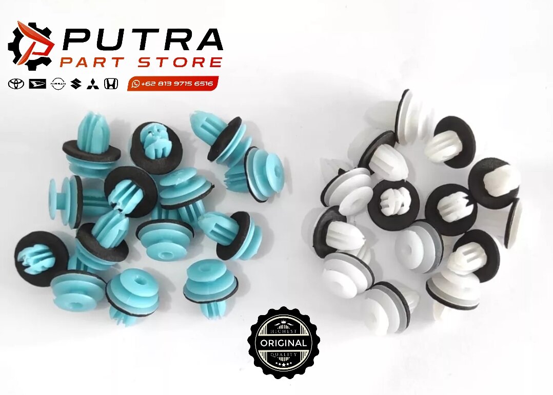 Kancing Klip Doortrim Toyota Avanza Innova Fortuner Yaris Rush Xenia Universal Harga 8,000 rupiah*Gratis Ongkir