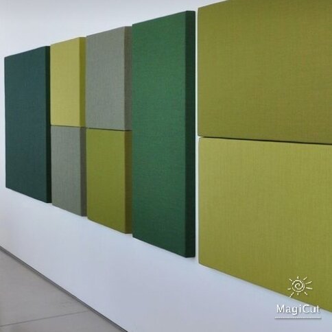 Panel Peredam panel akustik peredam suara ruangan ukuran 60 x 60 x5cm custom | Lazada ...
