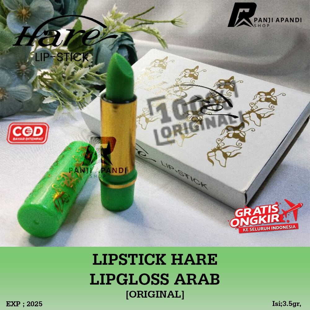 [ORIGINAL] LIPSTICK HIJAU LIPSTICK HARE HALAL LIPSTICK HARE ARAB