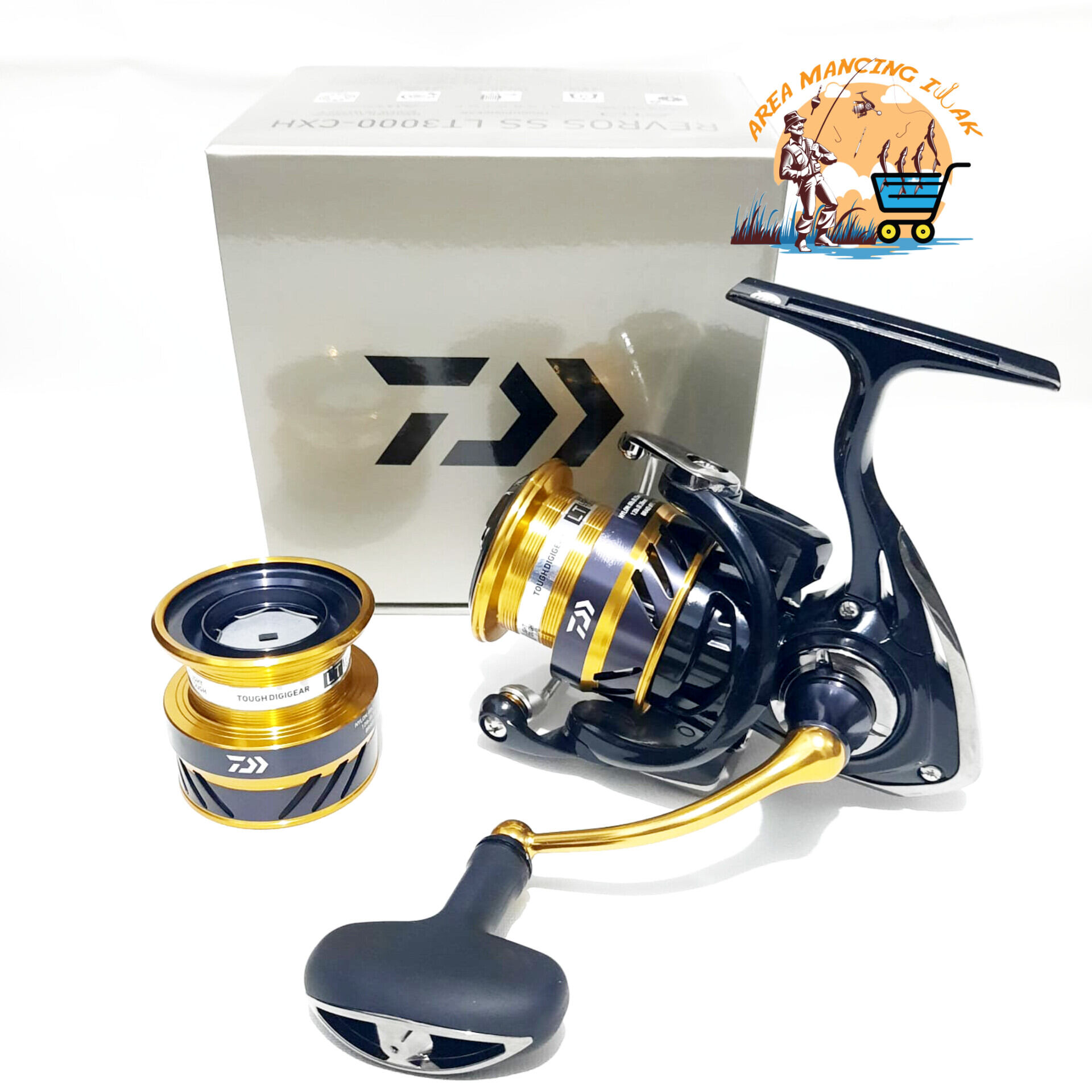 Daiwa 24 Revros R LT 2500 XH – Moulinet Spinning Ultra Léger (230g)