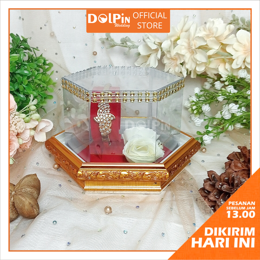 Box Gelang Tempat Perhiasan Mahar atau Seserahan Acara Pernikahan - FG.HEXA