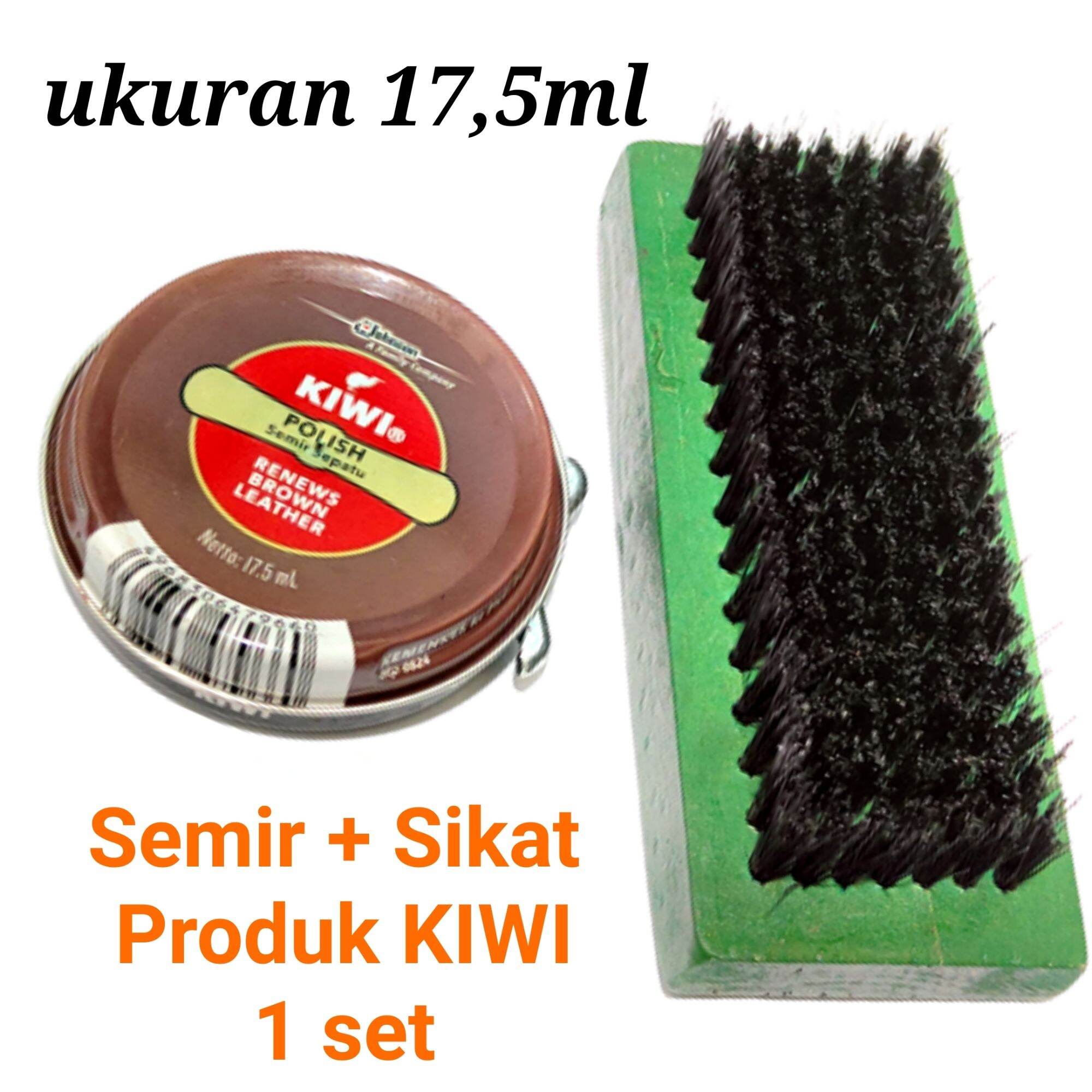 SEMIR SEPATU KIWI 17 5ml SET SIKAT DAN SEMIR Lazada Indonesia