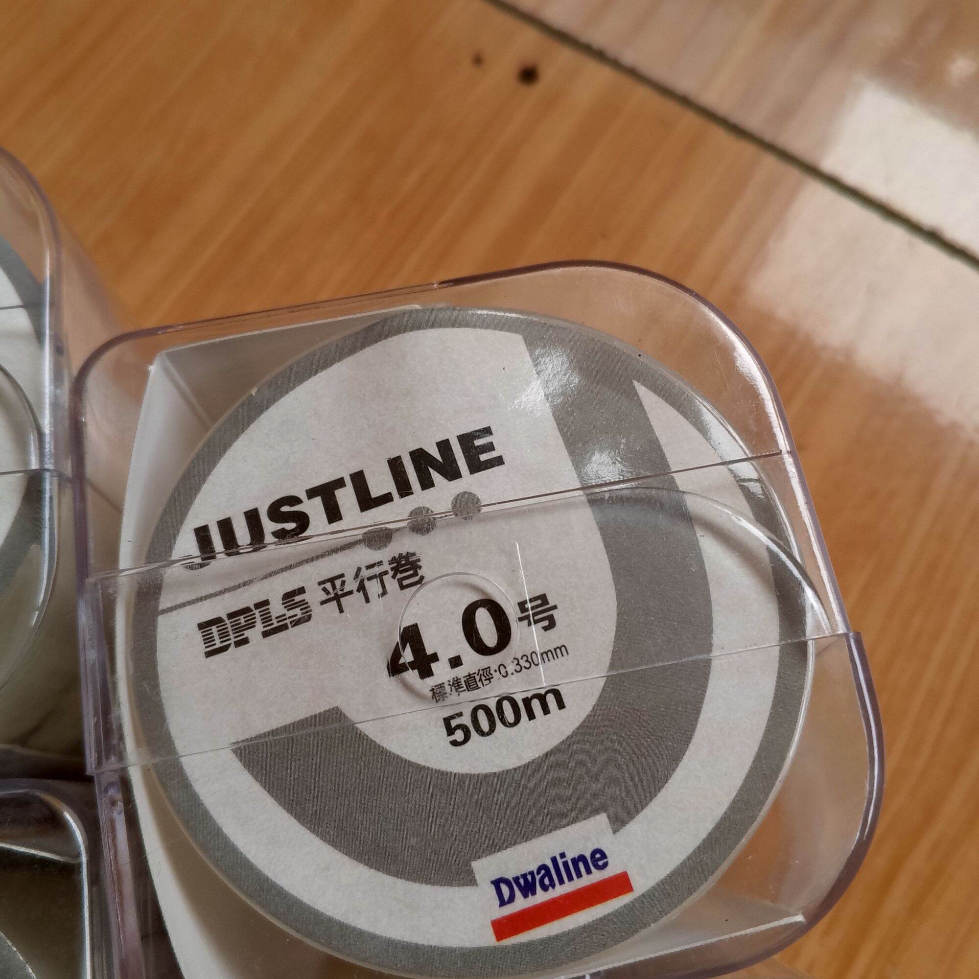 Senar Pancing Original Justline Dwaline 500m ukuran 0.260/0.285/0.330/0.370/0.405mm. 