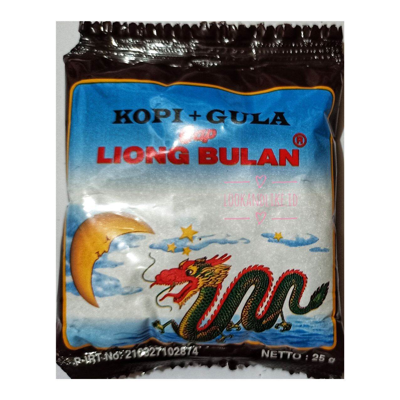 Ecer Kopi Gula Liong Bulan Isi 10 Sachet x 28gr Kopi Legendaris Khas