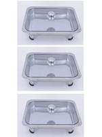 Fastfood Paket 3 Set Tutup Kaca /Prasmanan Tutup Kaca Stainless Steel 3 Set Good Quality - Wajib Beli Bubble Wrap mohon membaca Deskripsi.