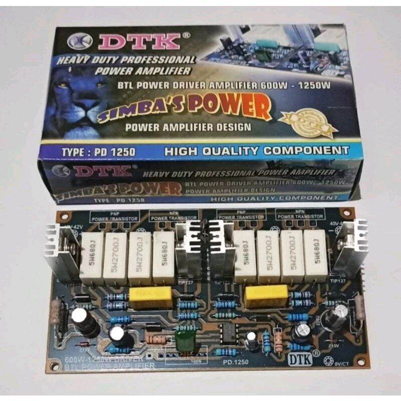 Simbas Power BTL Power Amplifier 600-1250W DTK PD 1250 | Lazada Indonesia