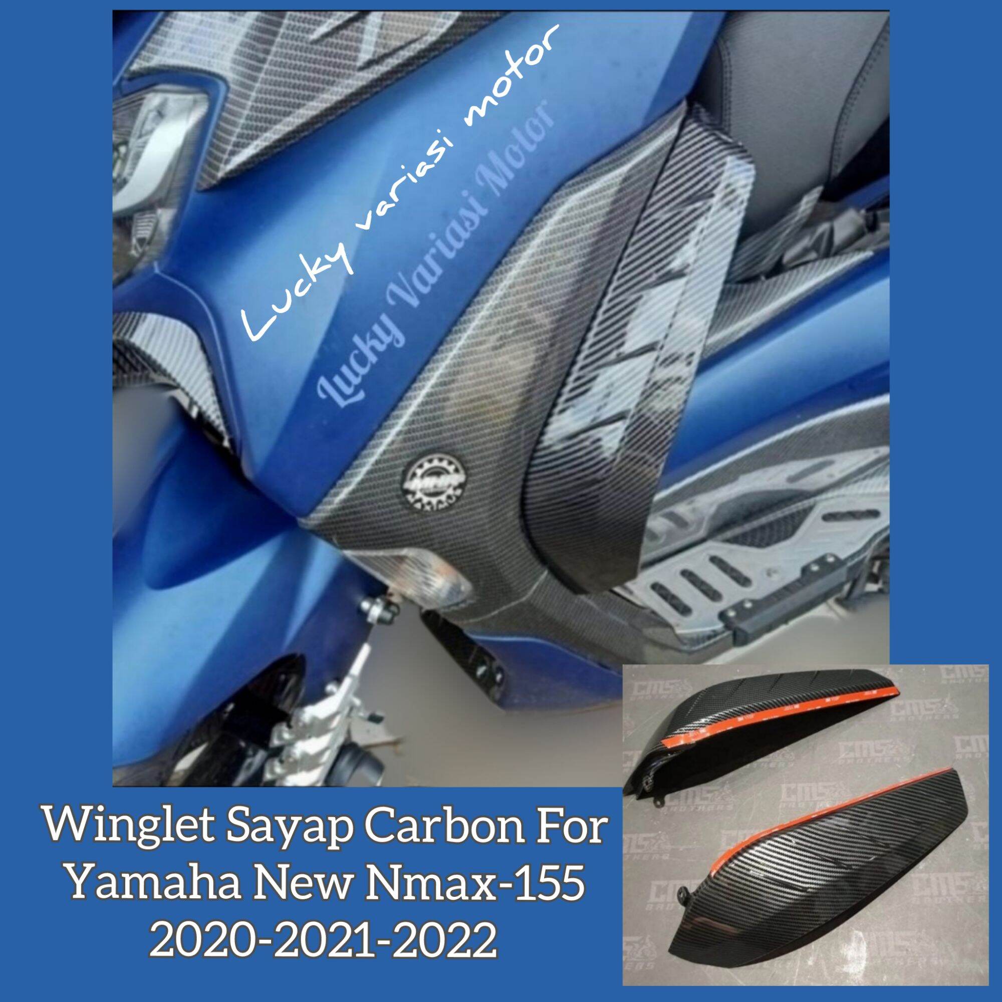 Winglet Sayap Samping Body Nmax New Carbon Mhr Lazada Indonesia