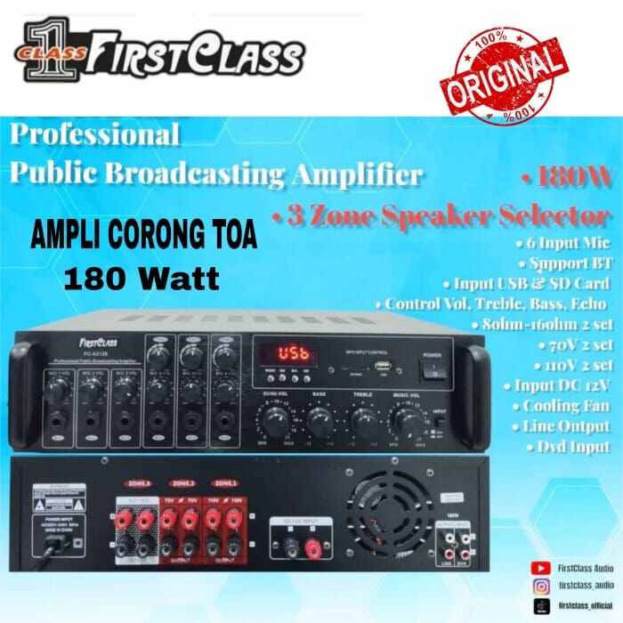 Jual Power Amplifier Toa 60 Watt Terbaru - Nov 2023 | Lazada.co.id