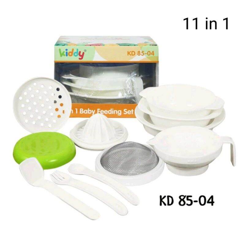 Promo 10in1 Set Food Maker Grinder Alat MPASI Mangkok Penggiling Makanan Bayi