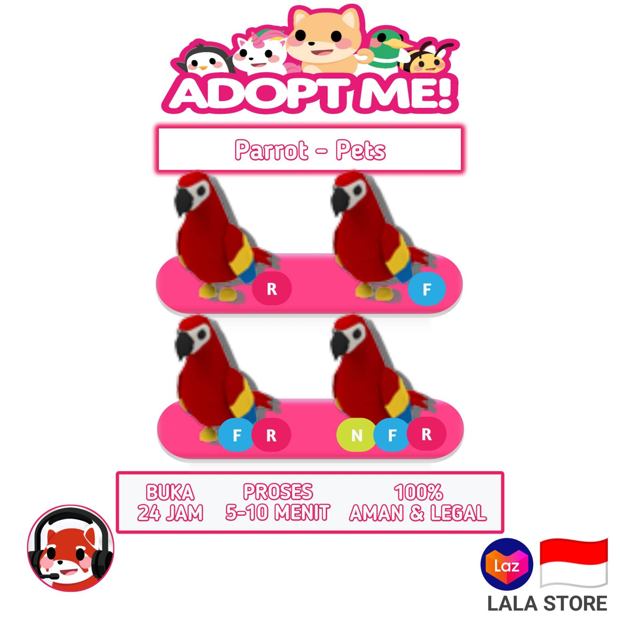 Adopt Me - Parrot - Roblox | Lazada Indonesia