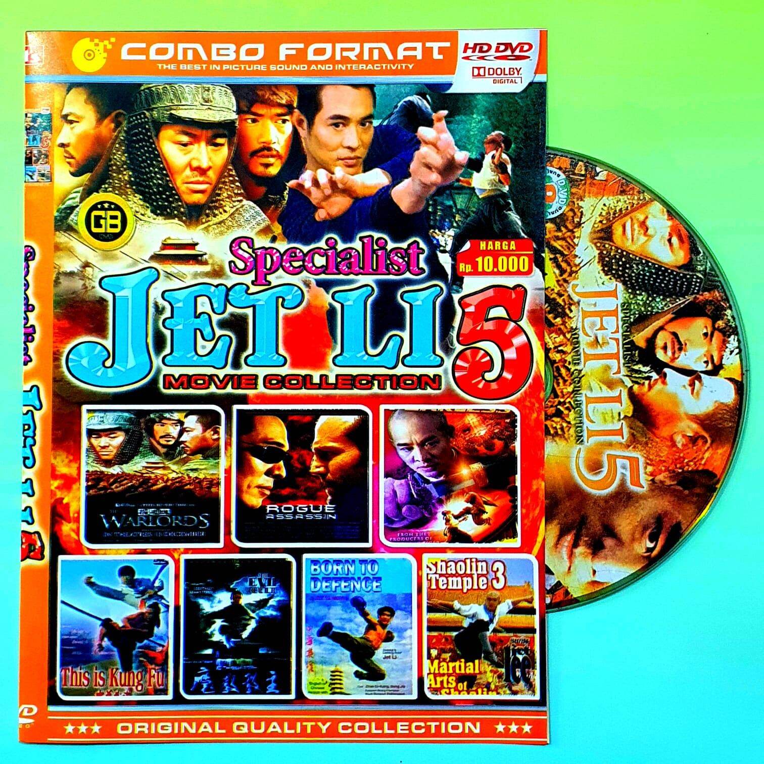 KASET DVD FILM JET LI-FILM JET LI-KASET DVD FILM KUNGFU JET LI-FILM