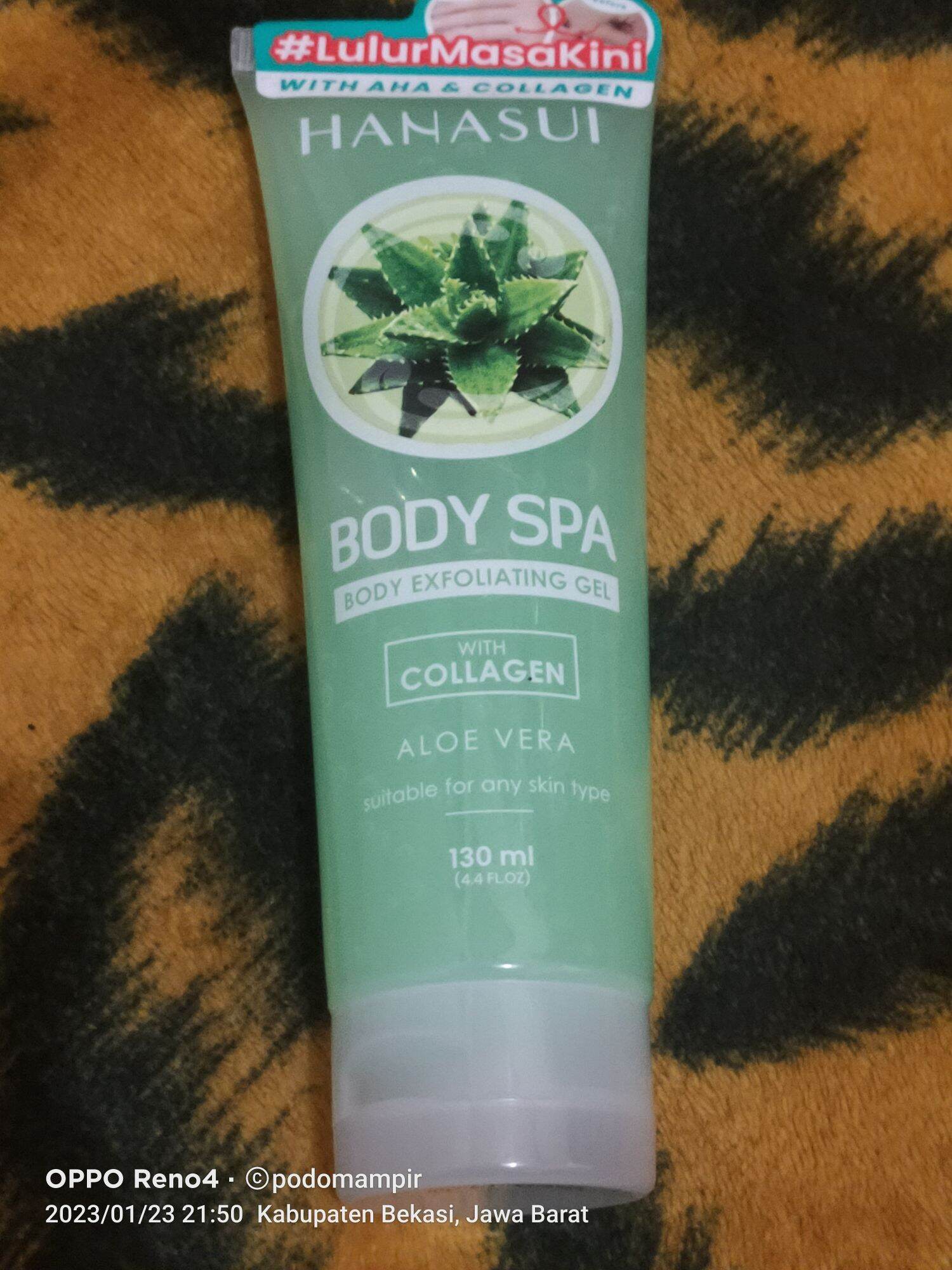 Hanasui Body Spa Exfoliating Gel Aloe Vera 130mL Lazada Indonesia