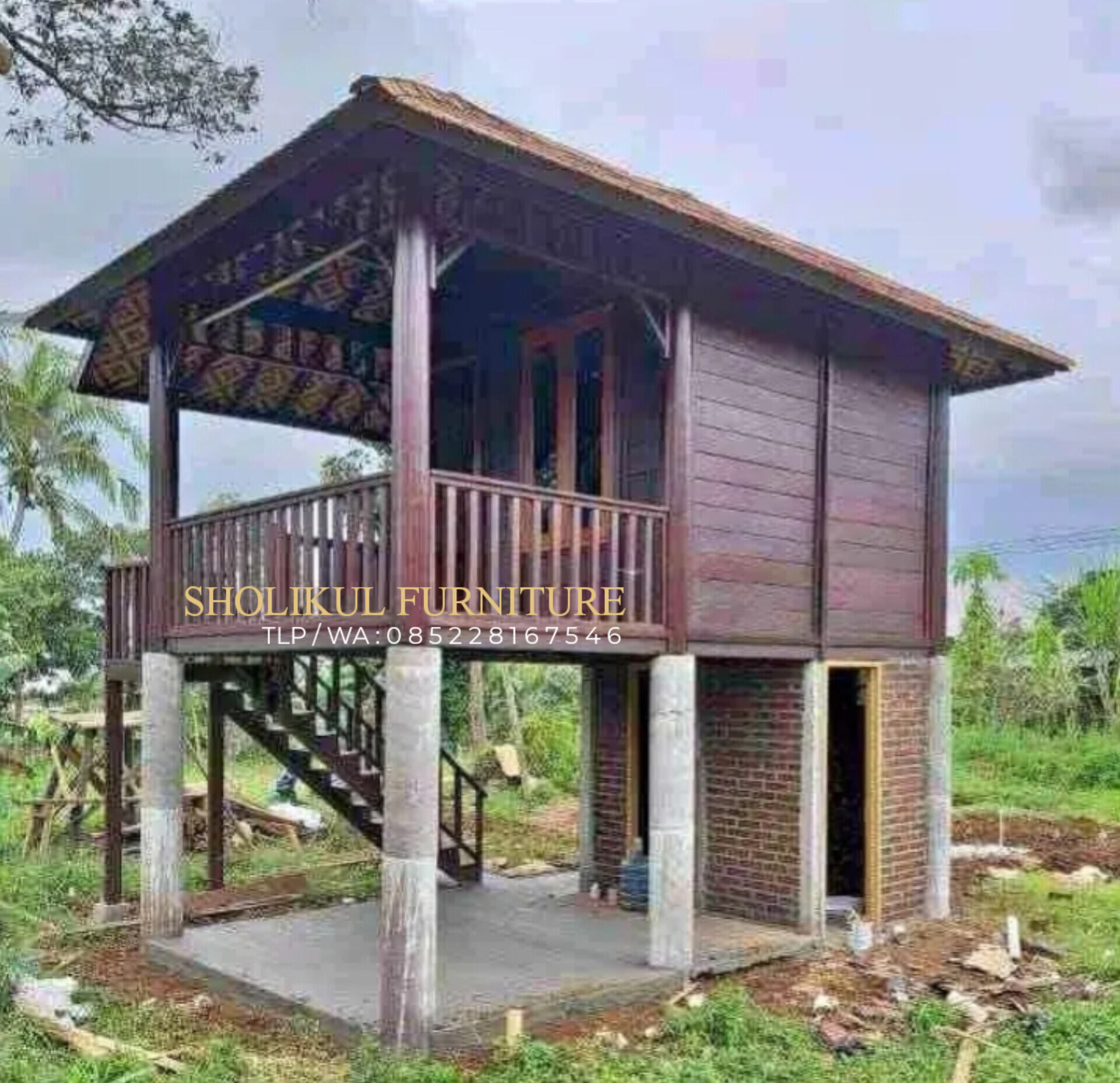 Gazebo Rumah Panggung M X M Kayu Jati Lazada Indonesia