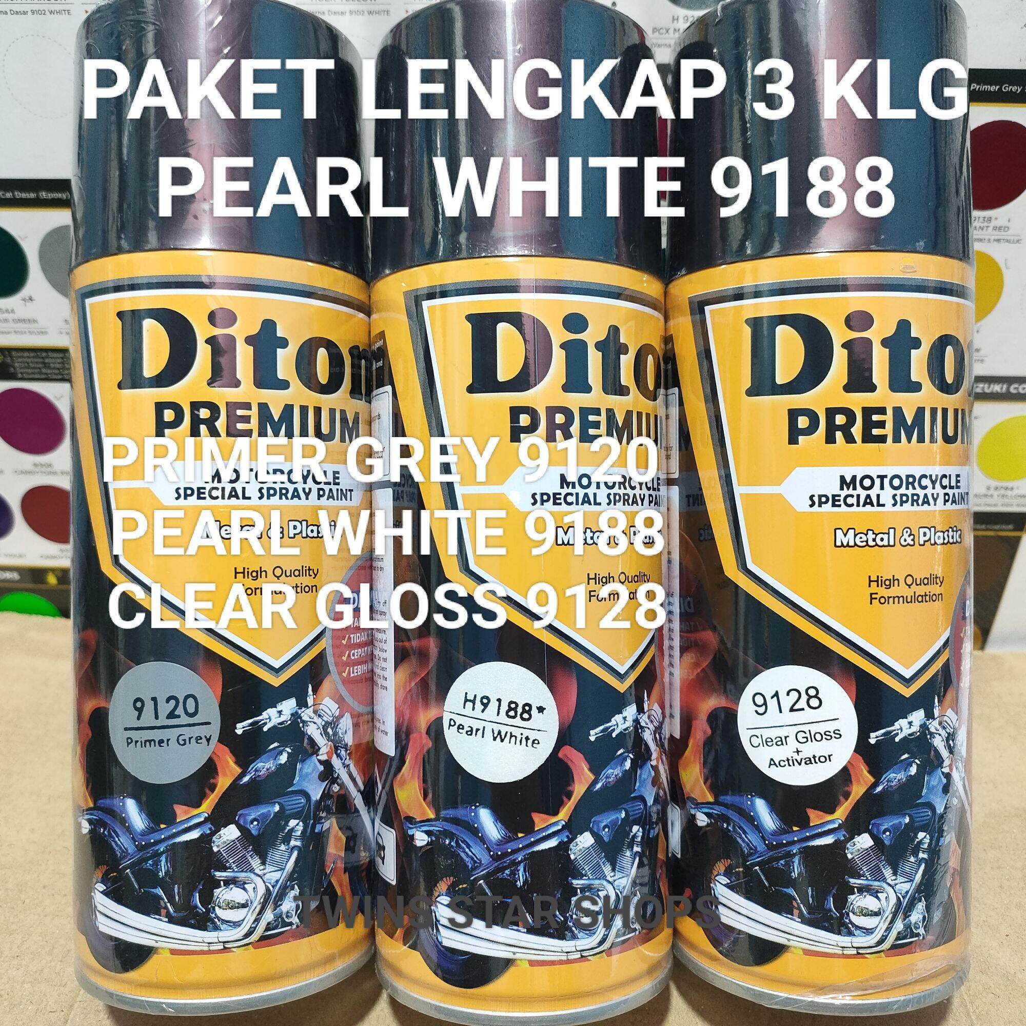 Pilok Pilox Cat Semprot Diton Premium Paket Lengkap 3 Kaleng 400cc