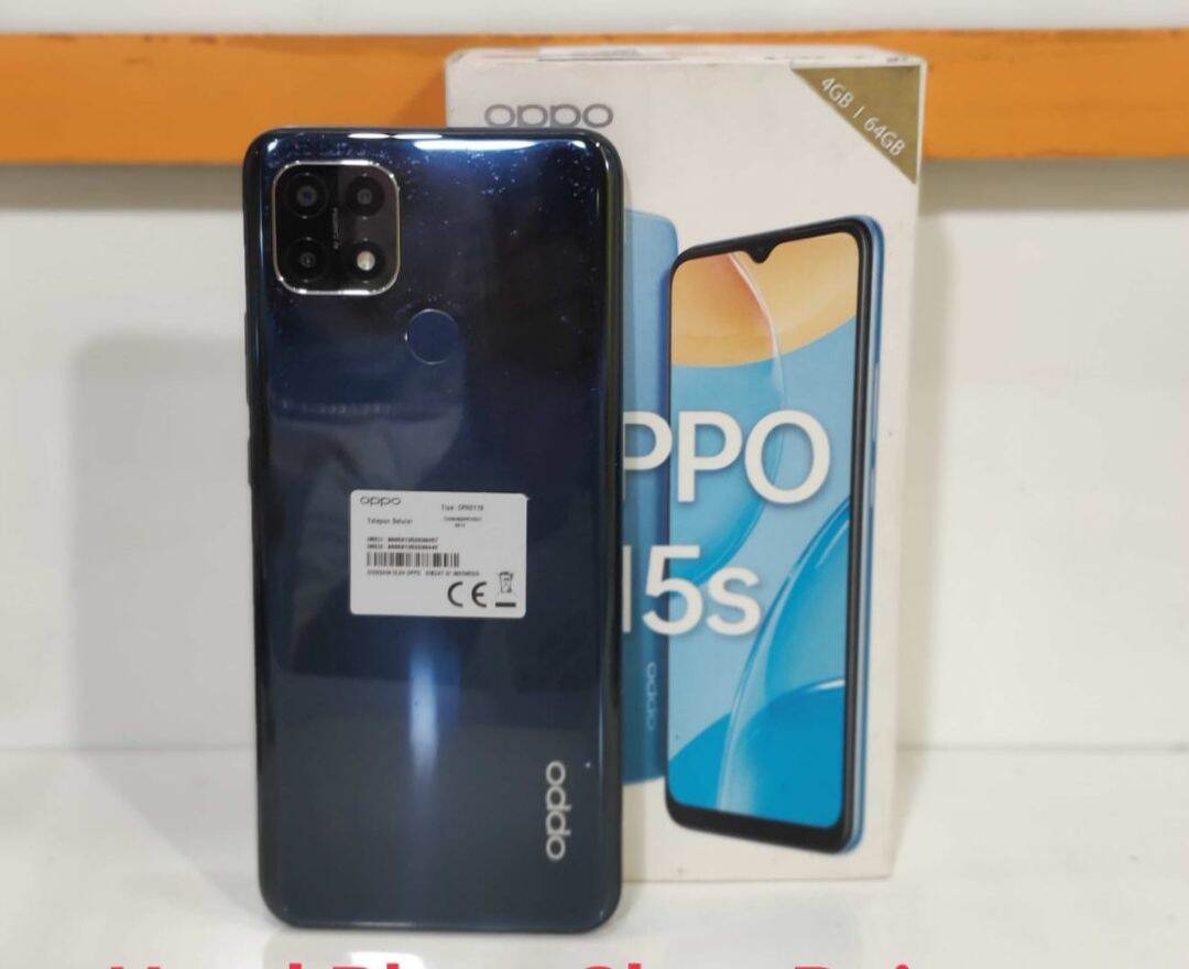 second Oppo a15s 4 64 fullset normal Harga 1,825,000 rupiah*Gratis Ongkir