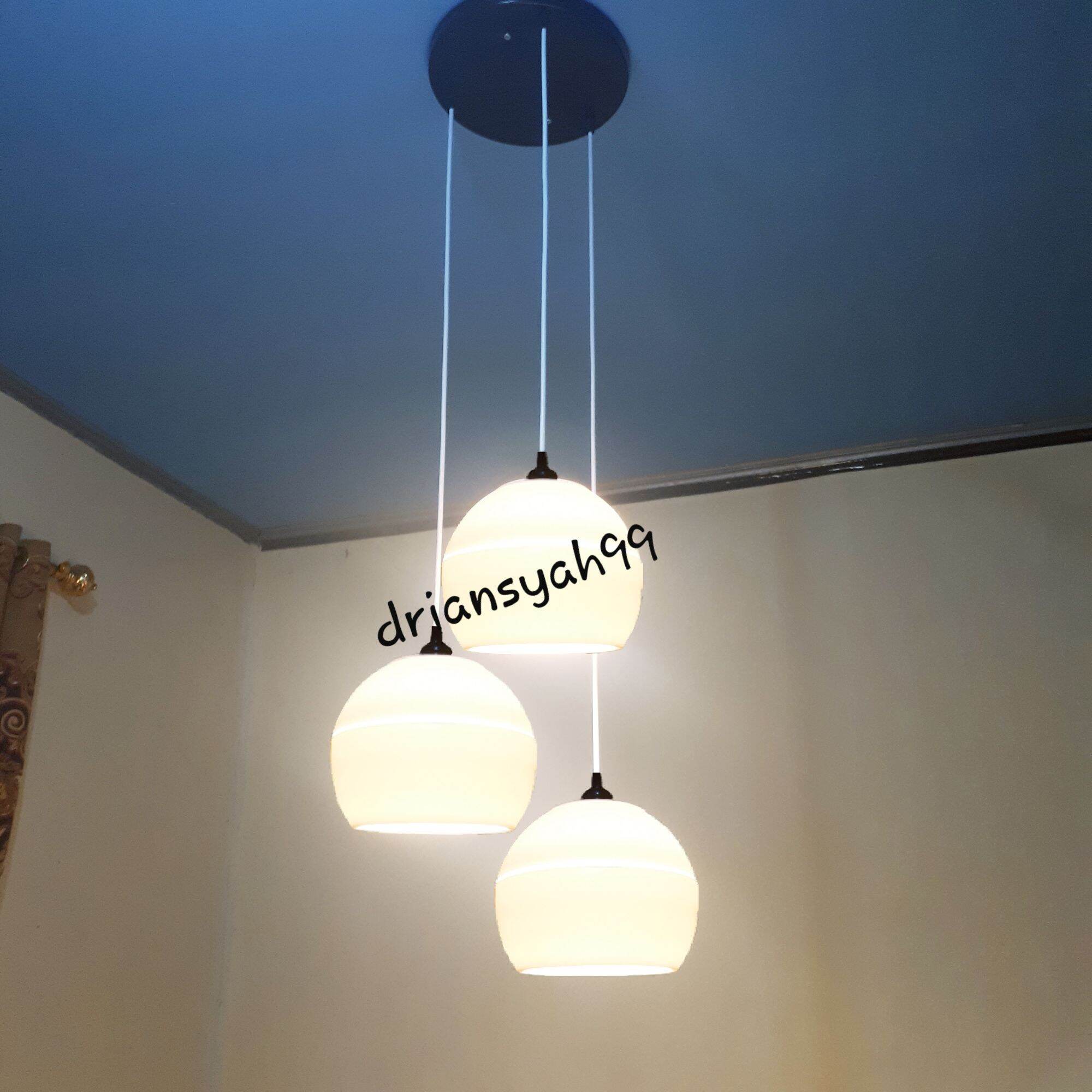 Lampu Gantung In Bulat Kap Lampu Hias Gantung Lazada Indonesia