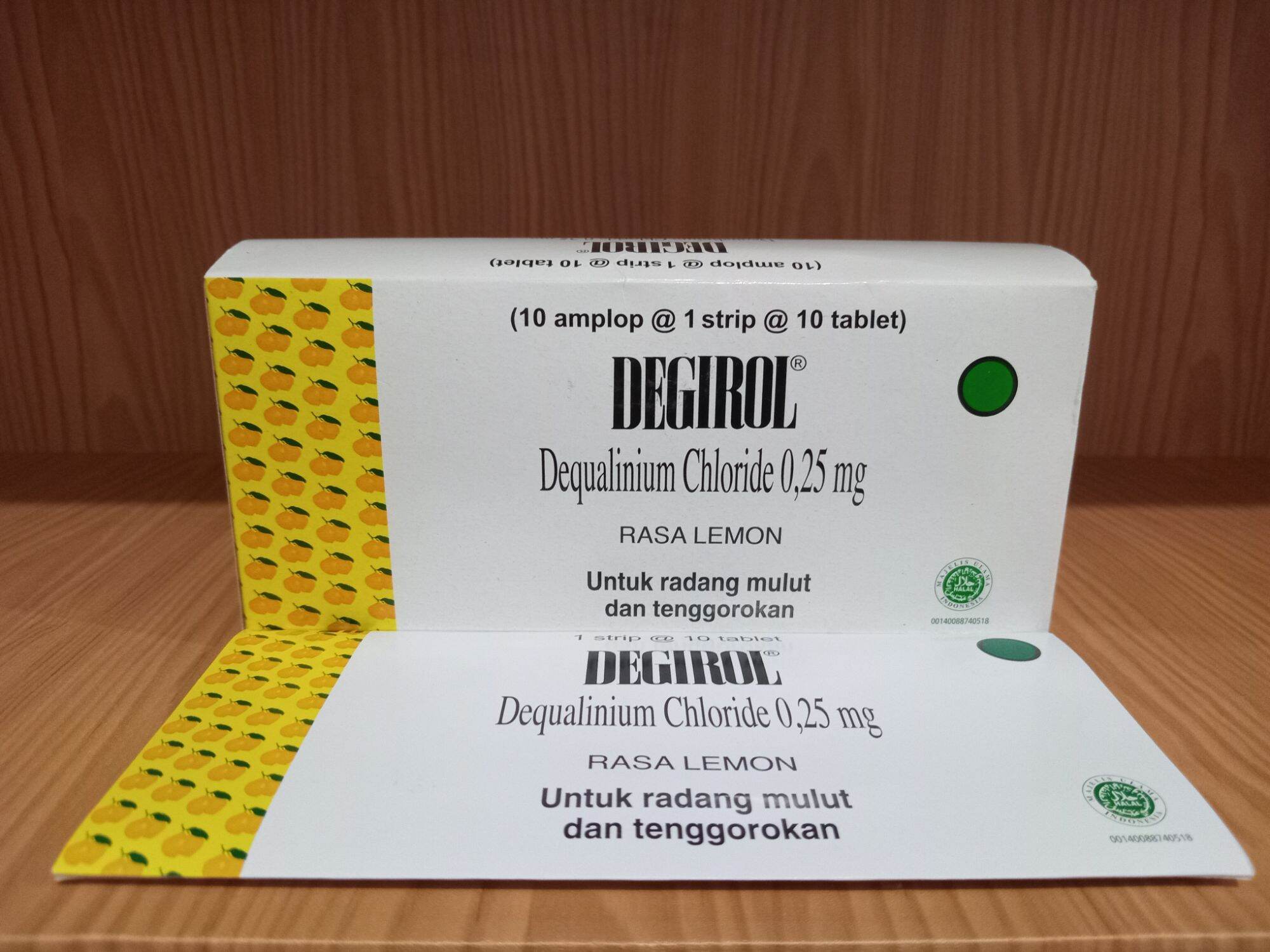 Degirol strip isi 10 tablet hisap radang tenggorokan | Lazada Indonesia