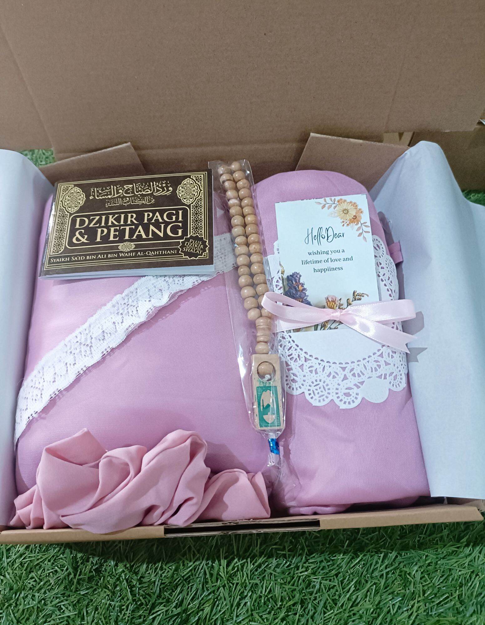 Mukena hadiah/hadiah box Mukena Hampers Mukena Hadiah ulang tahun