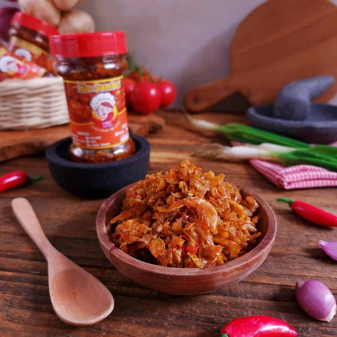 SAMBAL CUMI ASIN TERMURAH KIESAMBEL 150 GRAM Sambal Pedas
