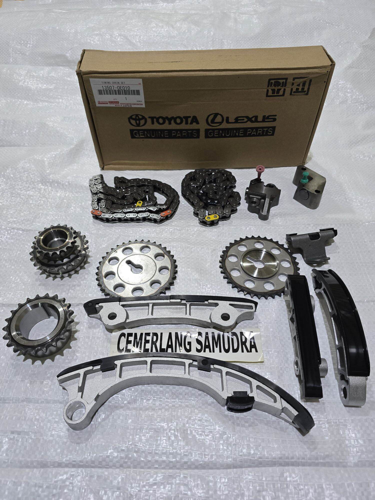 TIMING CHAIN SET RANTAI API HILUX REVO FORTUNER VRZ Harga 1,650,000 rupiah*Gratis Ongkir