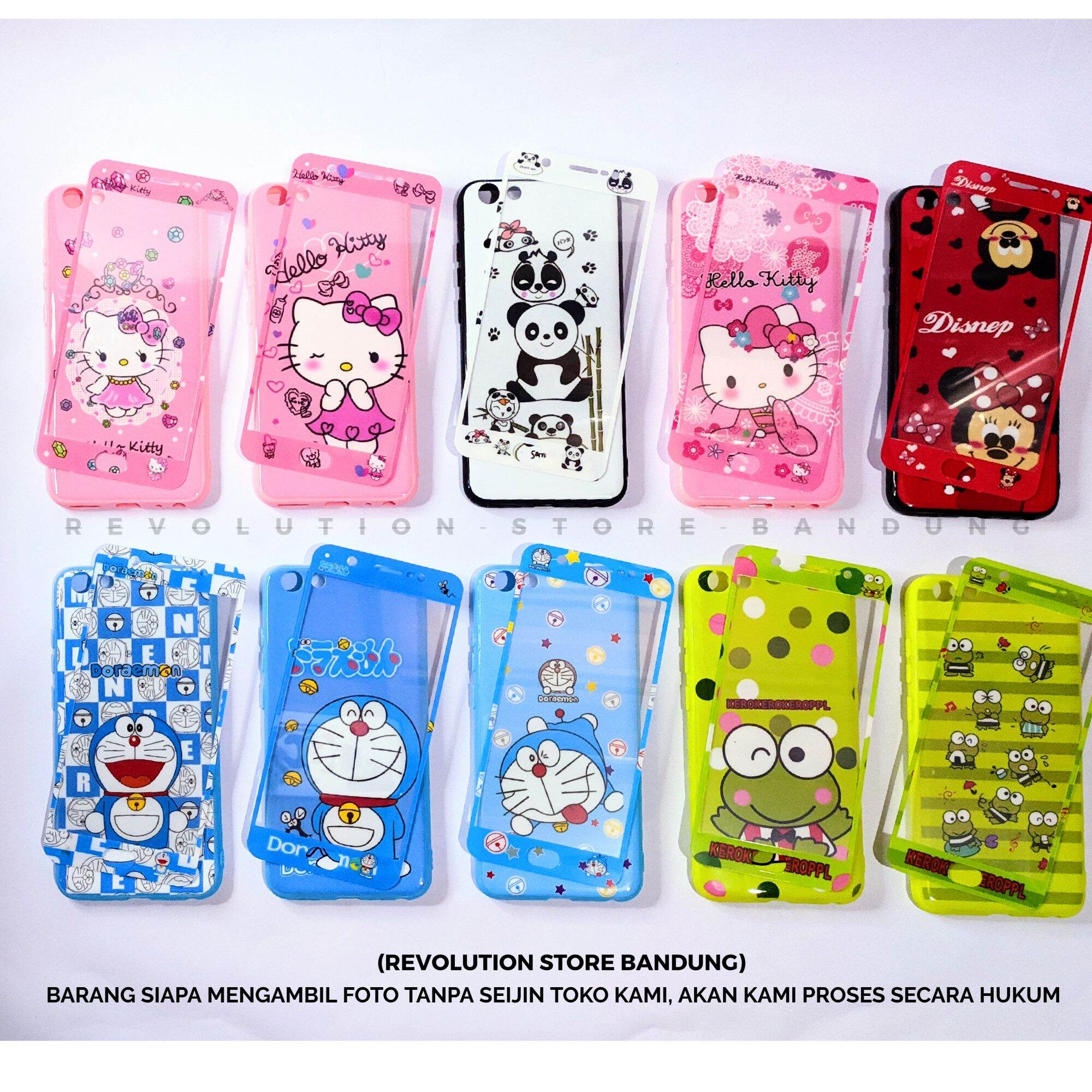 Casing Vivo 1719 Y65 Karakter Doraemon Hello Kitty Keroppi Mimi
