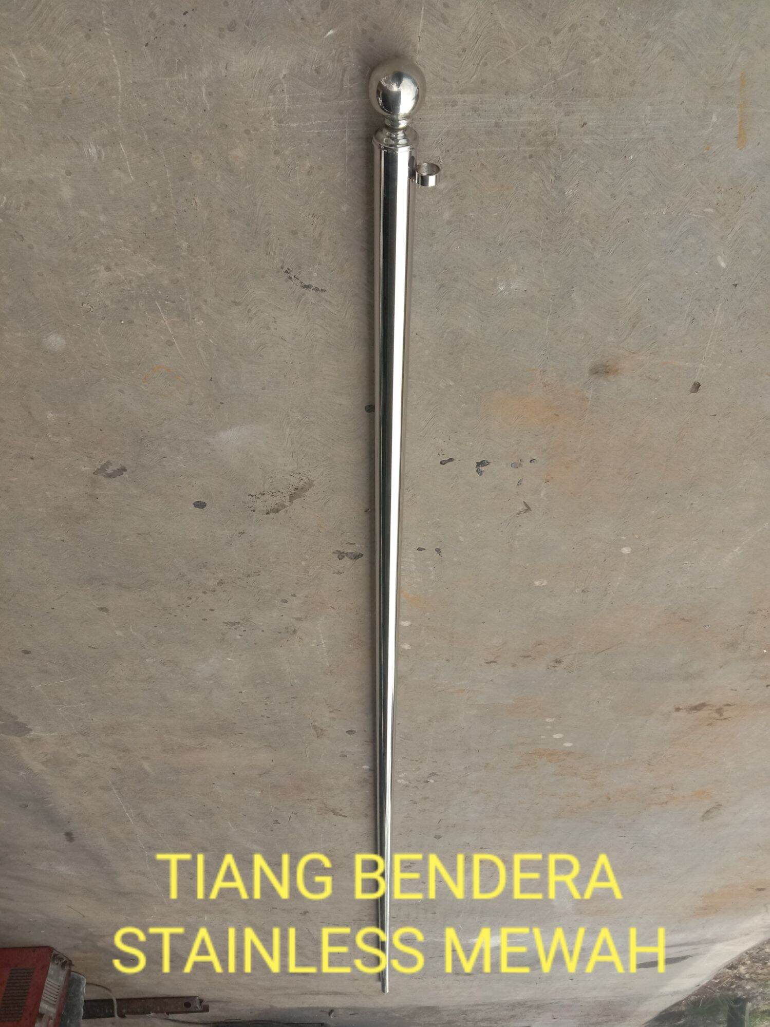 Tiang Bendera Setainless Mewah, Tiang Bendera 3m, Tiang Bendera ...