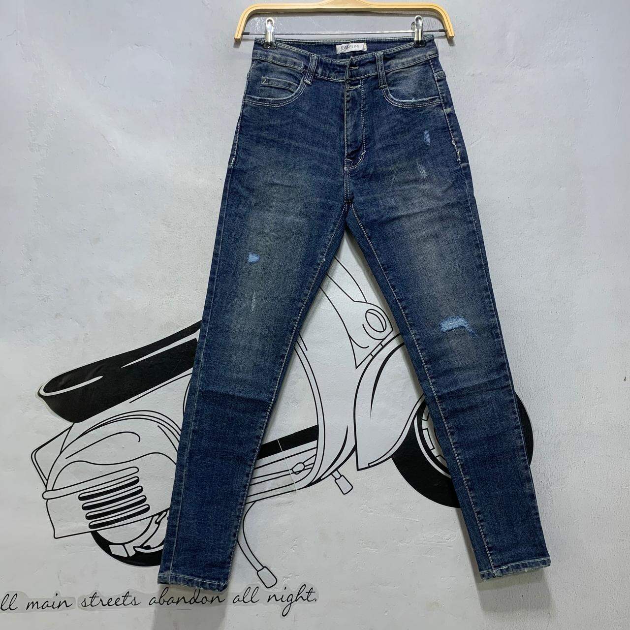 Indiamart Slim Fit Designer Jeans Indiamart Damage Blue Jeans