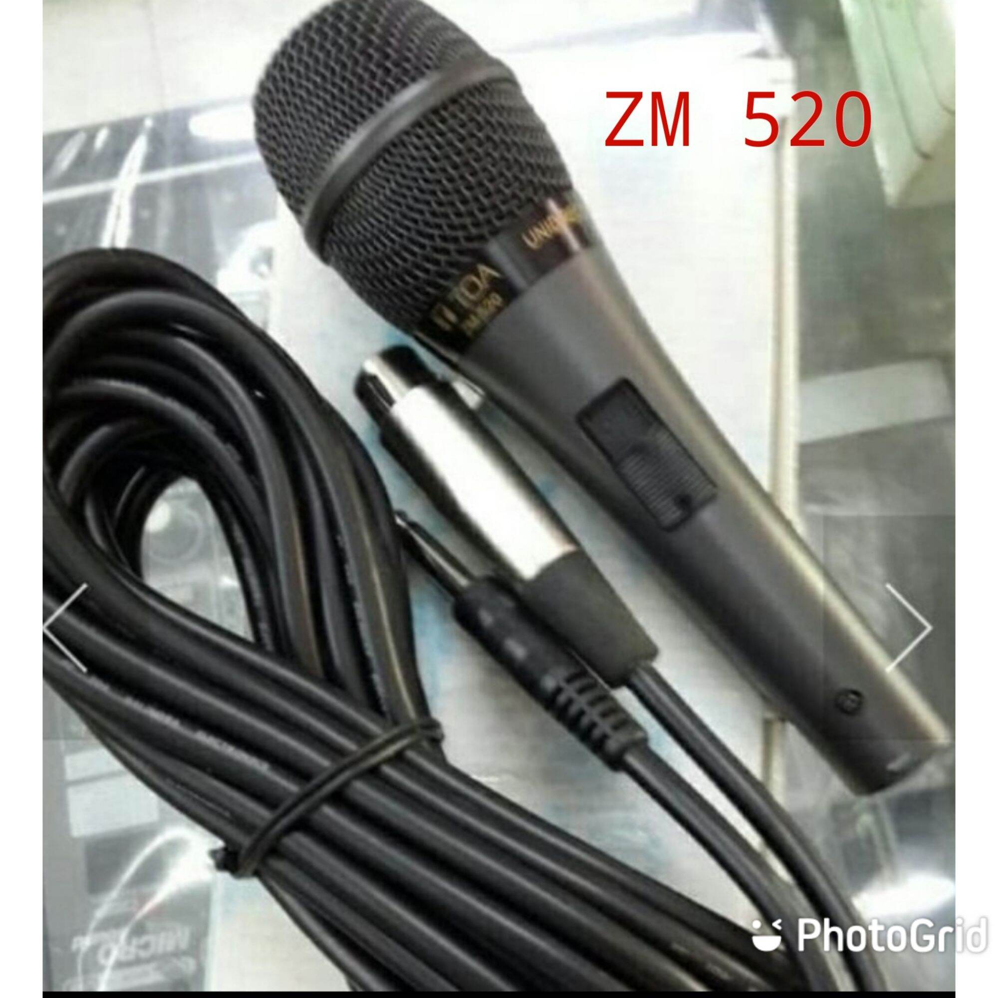 Mic Toa ZM 520 Mic Toa ZM 520 dynamic microphone Toa microphone kabel ...