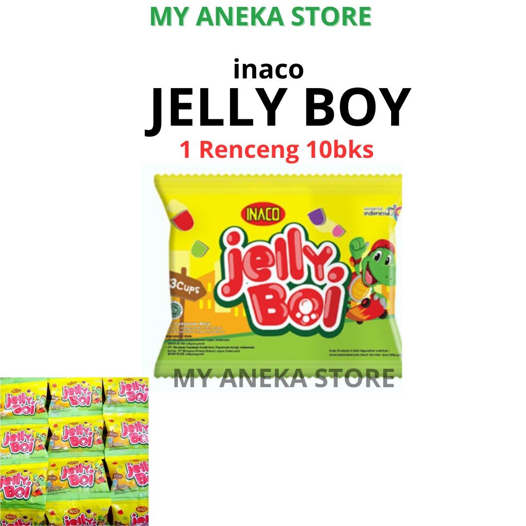 INACO JELLY BOY 1RENCENG 10bks (3 PCS PER BUNGKUS) /JELLY/ JELLY BOY
