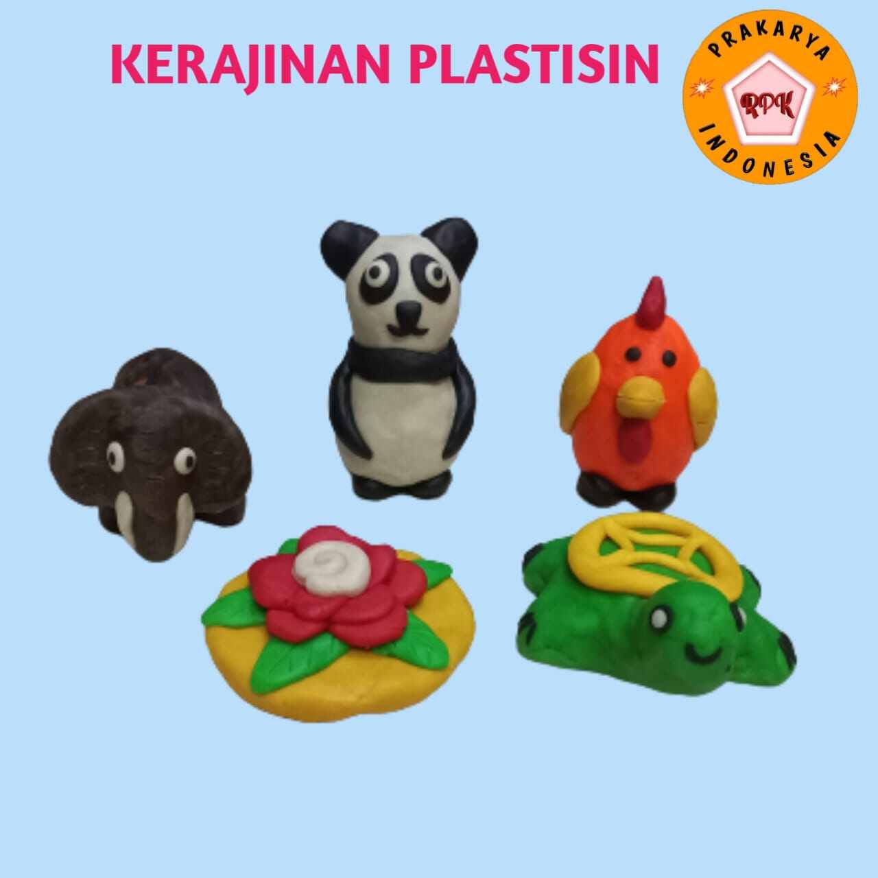 PLASTISIN KERAJINAN TANGAN SUDAH BERBENTUK | Lazada Indonesia