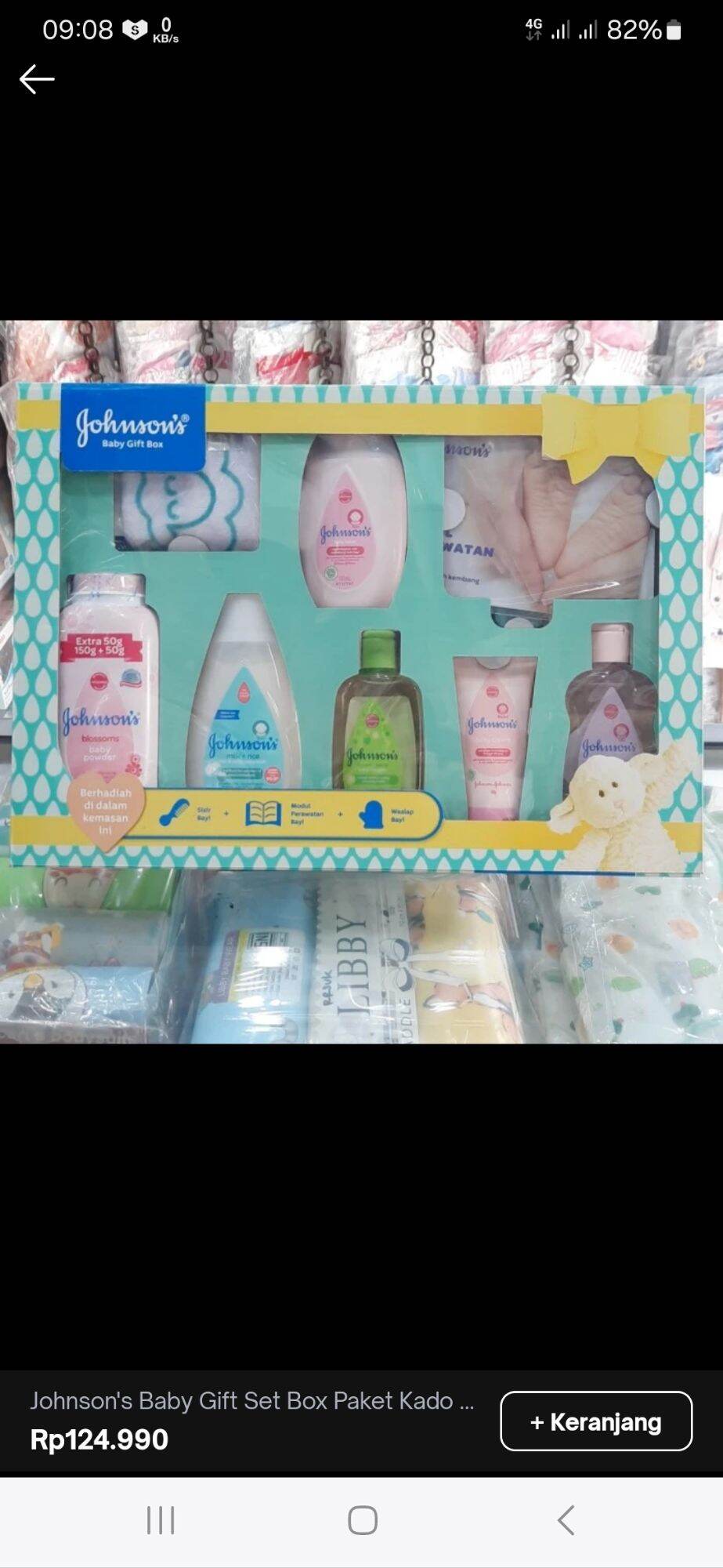 Johnson's Baby Gift Set Box Paket Kado Perlengkapan Bayi