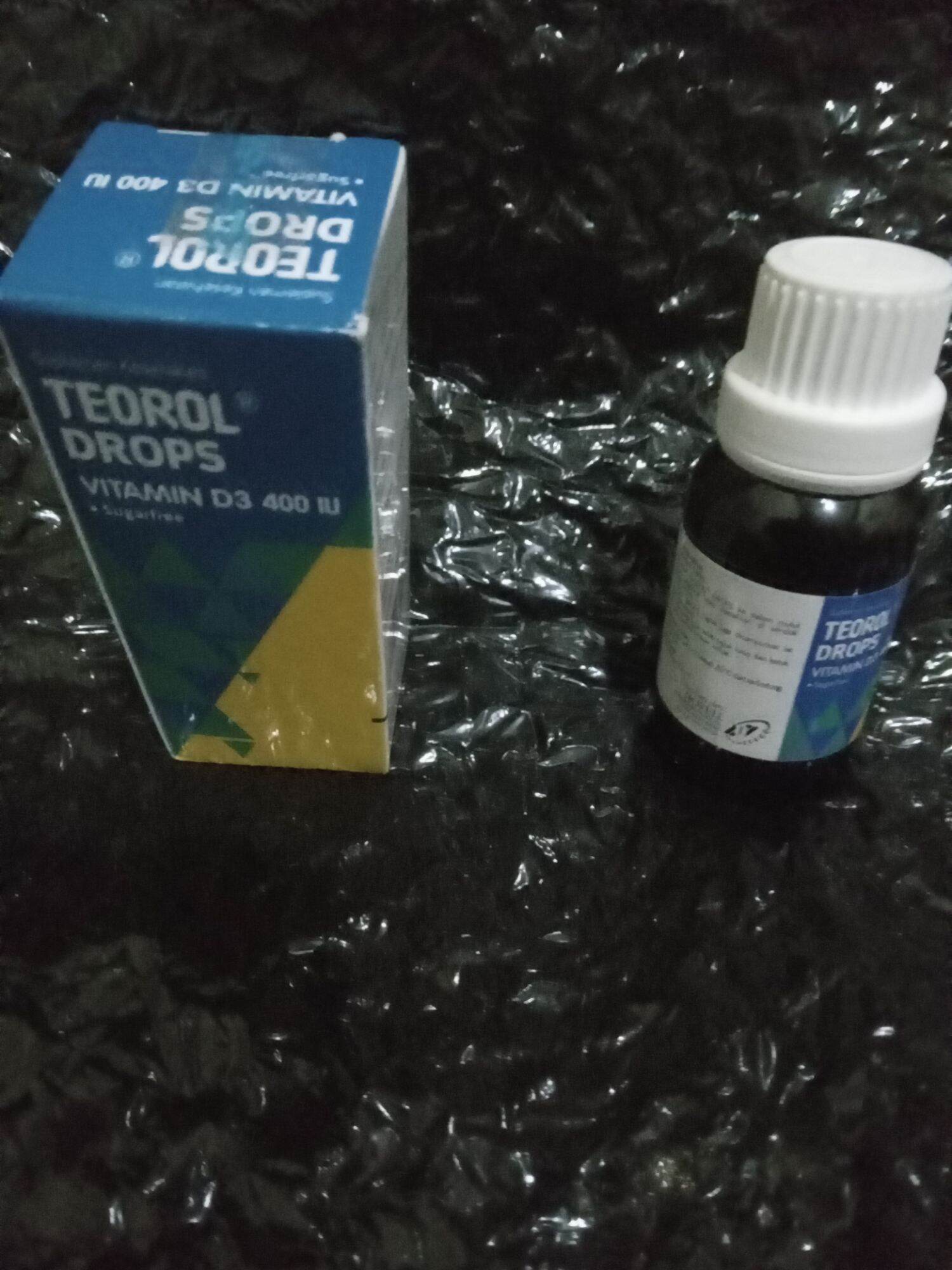 Teorol Rops Teorol Drops Vitamin D3 400 Ui 12.5 Ml Penambah imun Anak Asli Original ...