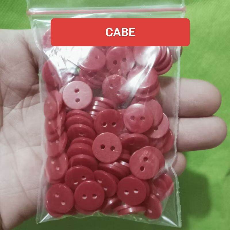 144 pcs Diameter 11 mm - Kancing Baju Seragam sekolah - Kancing Baju HEM Lubang 2 18L per gros