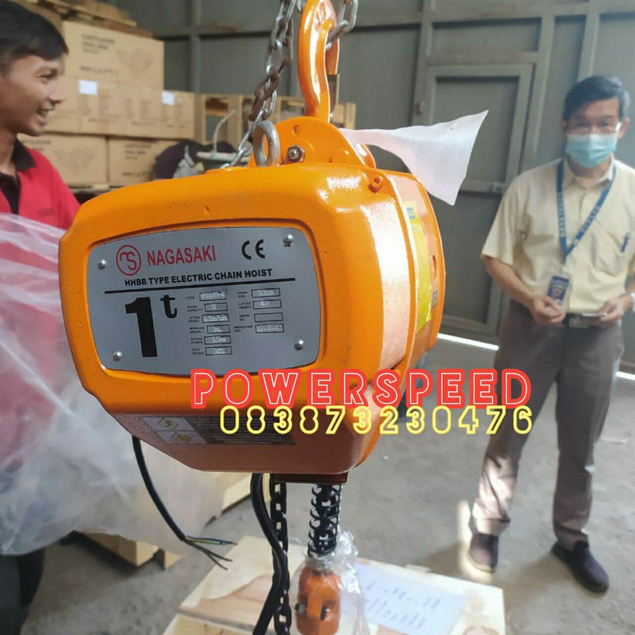 nagasaki electric chain hoist elektrik 1 ton 12 meter 3 phase JAPAN Lazada Indonesia