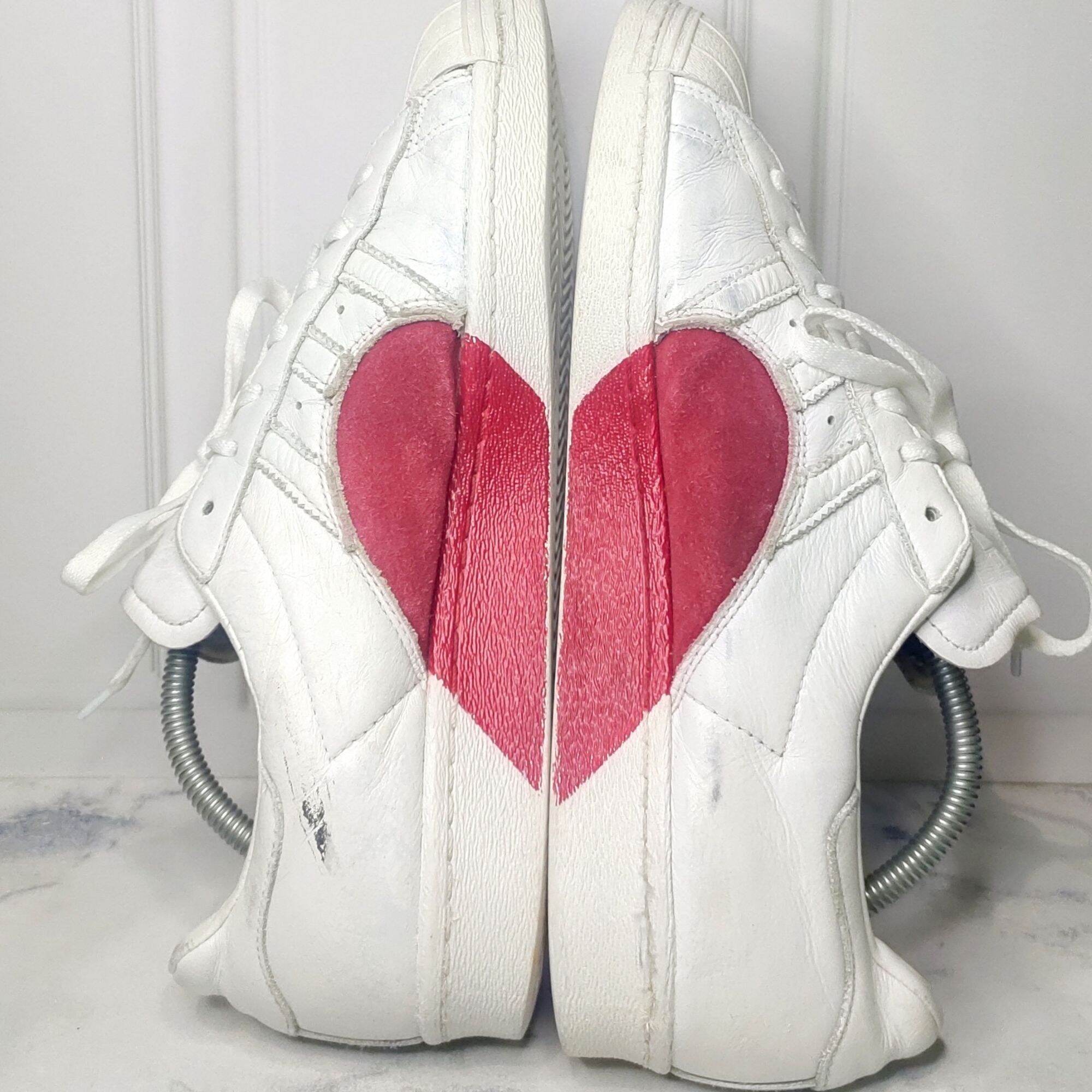 adidas superstar 80s half heart shoes