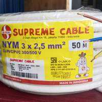 1 ROLL ( 50 M ) KABEL SUPREME 3 X 2.5 MM2 ( Cu / PVC / PVC 300 /500 V