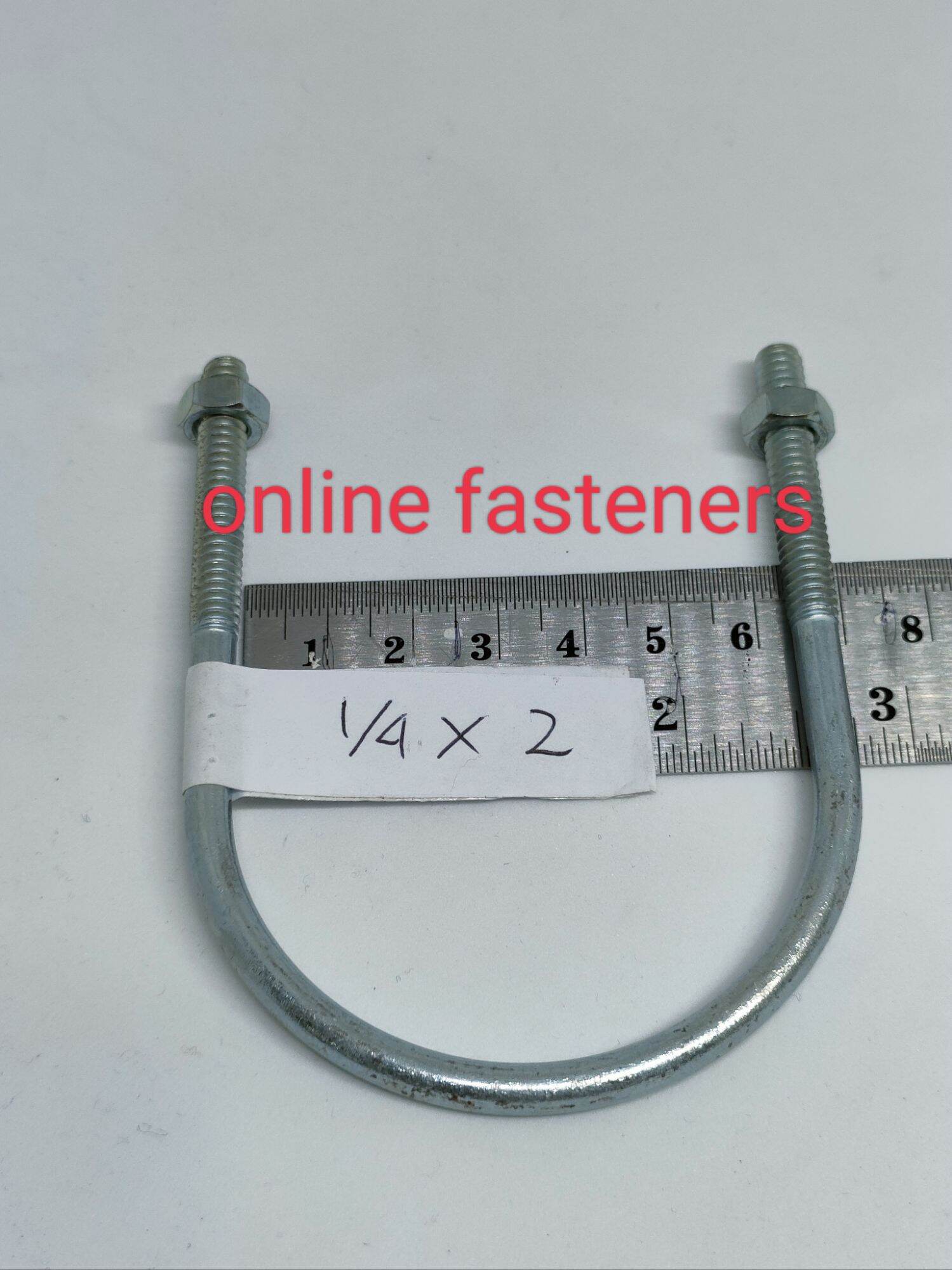 U bolt / klem pipa galvanis 1/4 x 2 inchi Lazada Indonesia