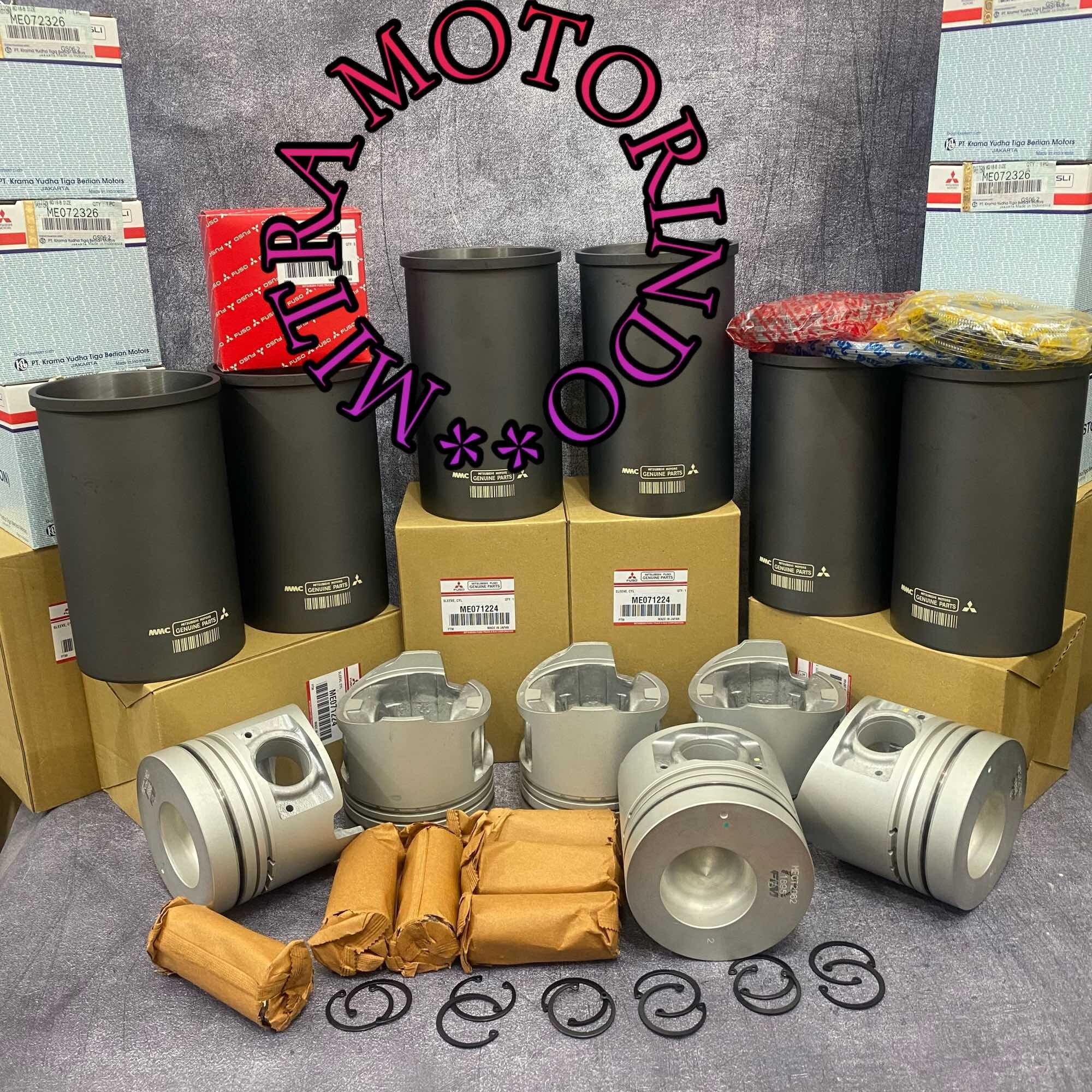 Liner Kit/Paket Komplit Liner +Piston +Ring Piston + Mitsubishi PS190 /6D16 Type A Harga 7,841,000 Ringgit*Penghantaran Percuma