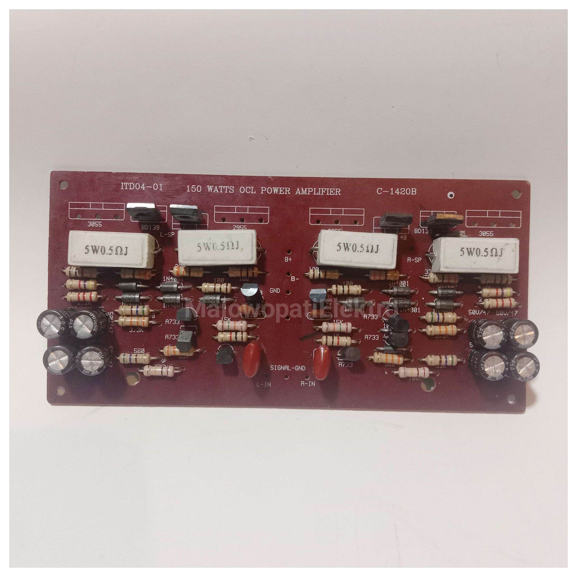 Kit Driver C1420B Power Amplifier 150 Watt Stereo PCB Coklat Lazada