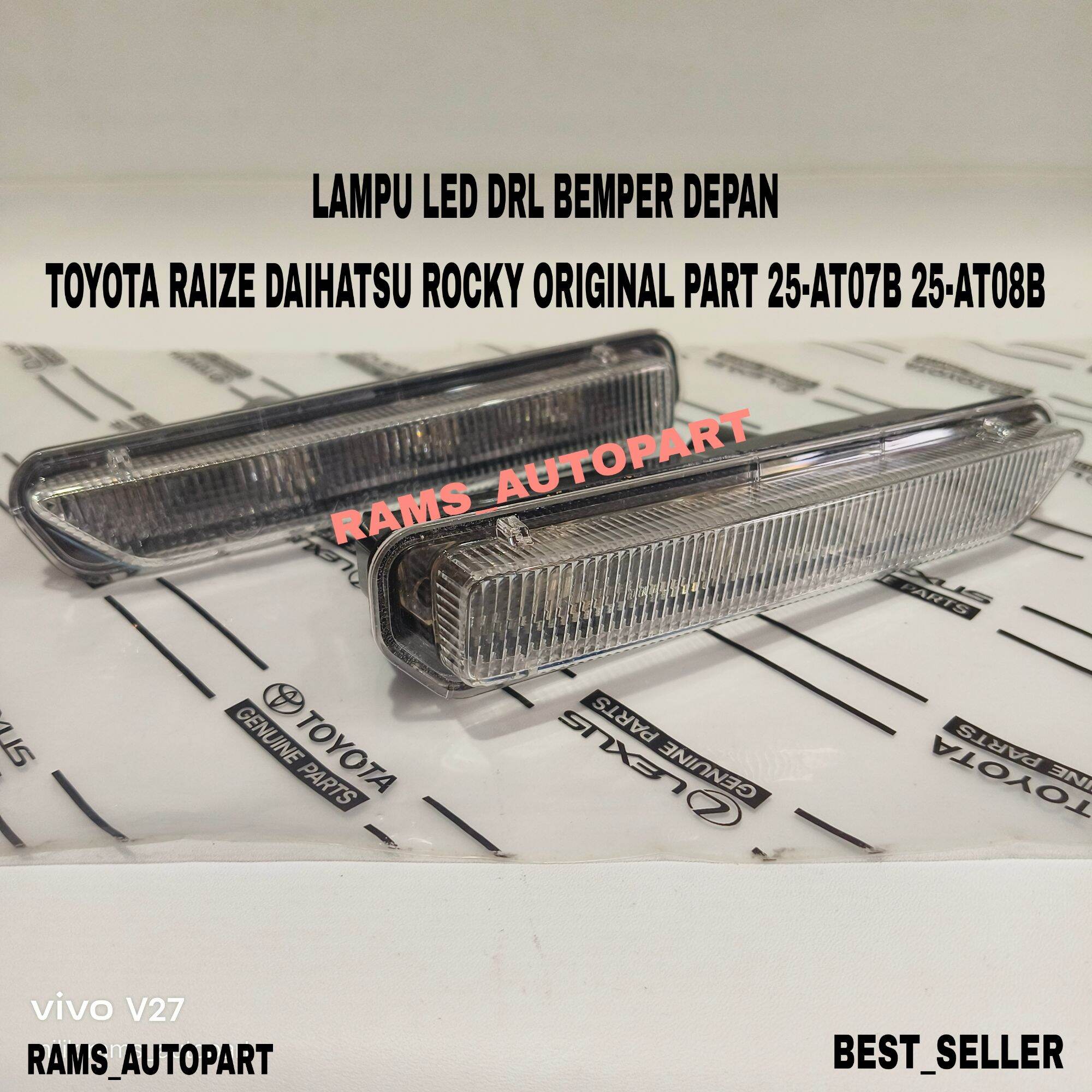 Lampu Led DRL Bemper Toyota Raize Daihatsu Rocky Original Part 25-AT07B 25-AT08B Giá 225,000 Đồng*Miễn phí vận chuyển