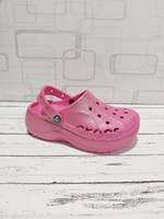 CROCS BAYA PLATFORM GLITER/CROCS WANITA/SANDAL  WANITA/CROCS CLOG WANITA