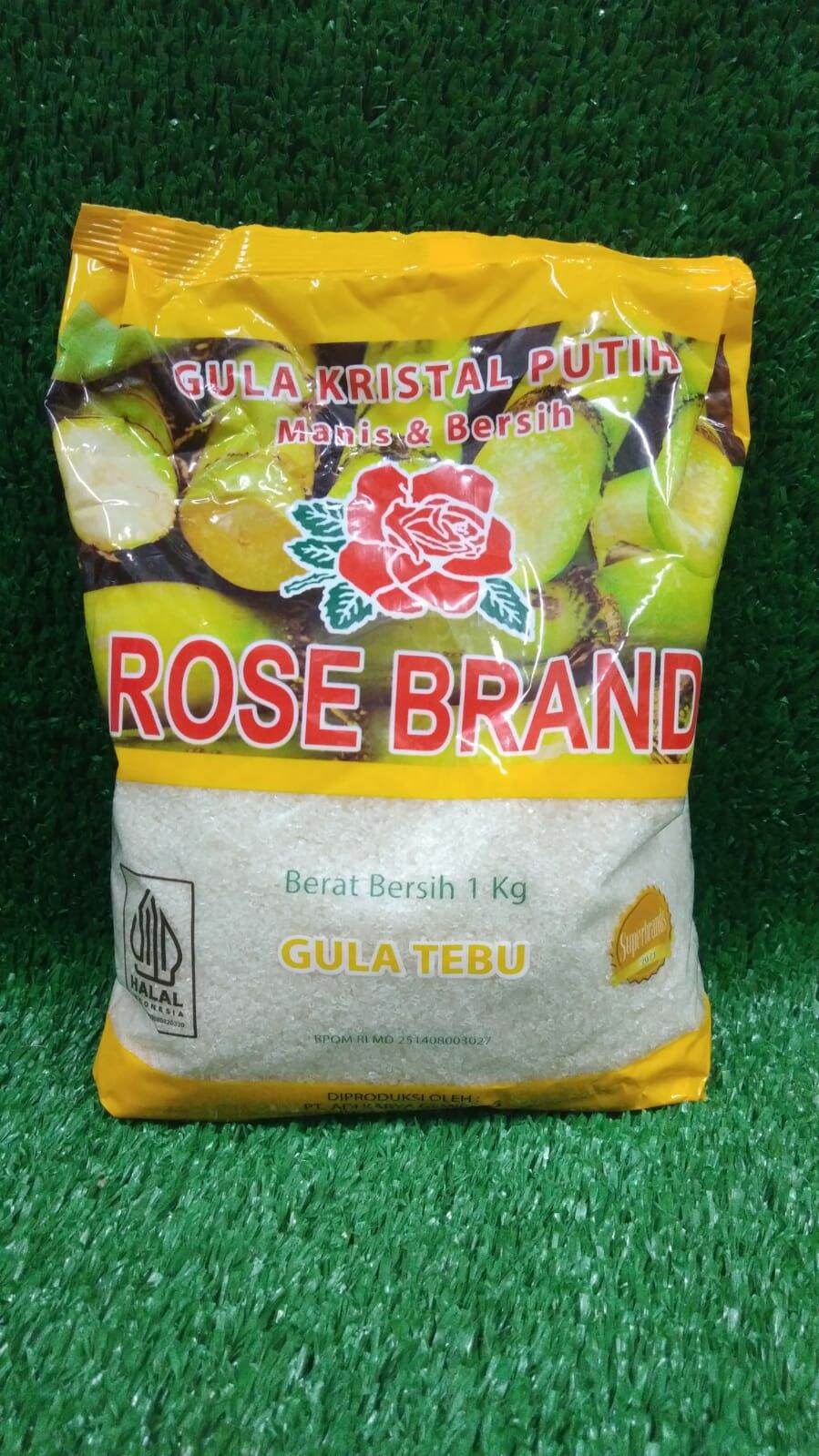 Gula Pasir Putih Merek Gmp Merek Rose Brand Kemasan 1 Kg Isi 5 Pcs