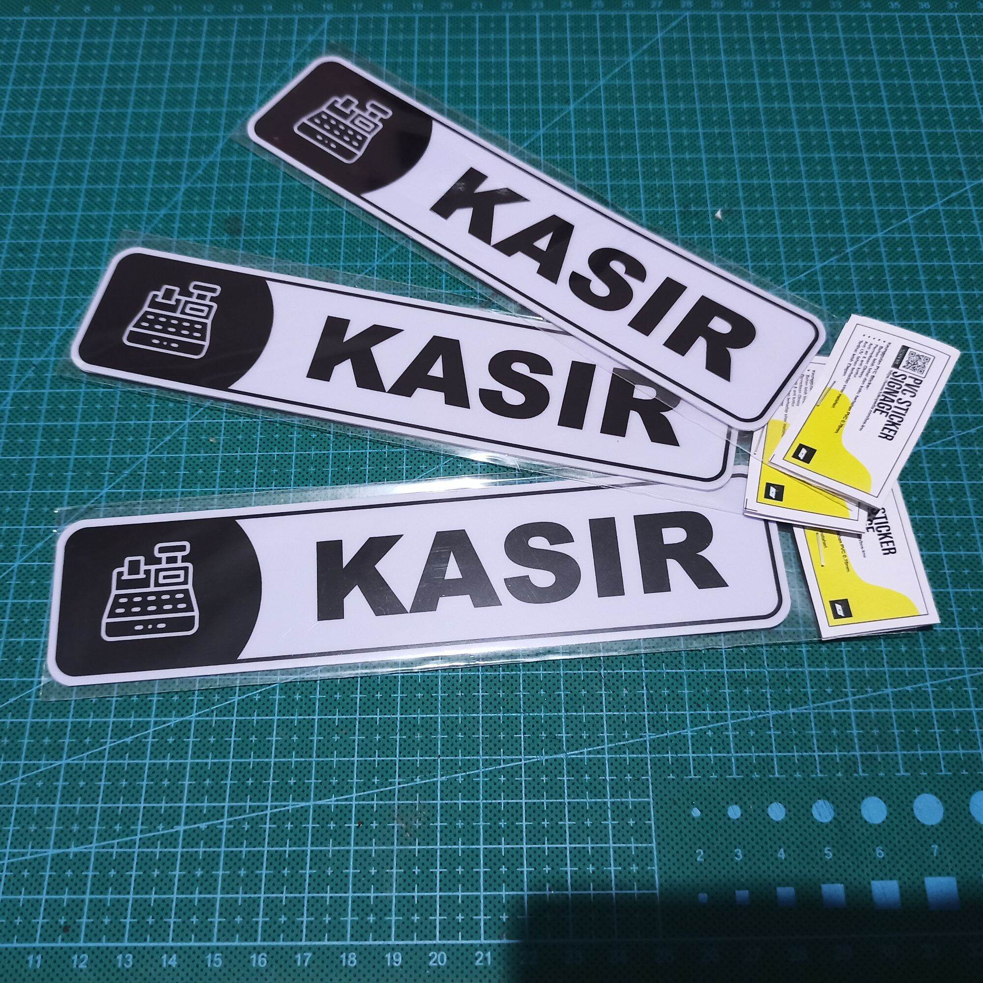 PVC STICKER KASIR Lazada Indonesia