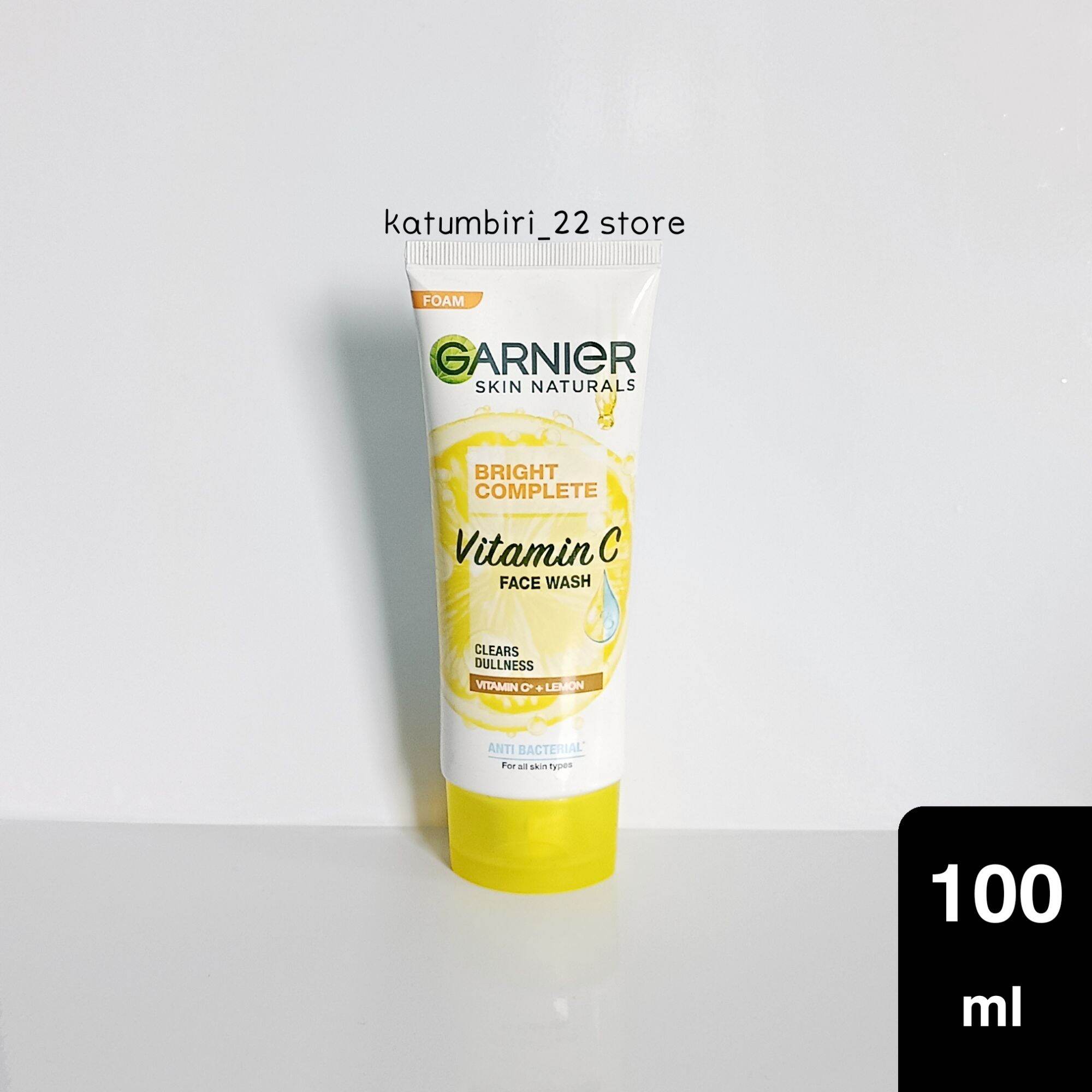 garnier bright complete vitamin c face wash review