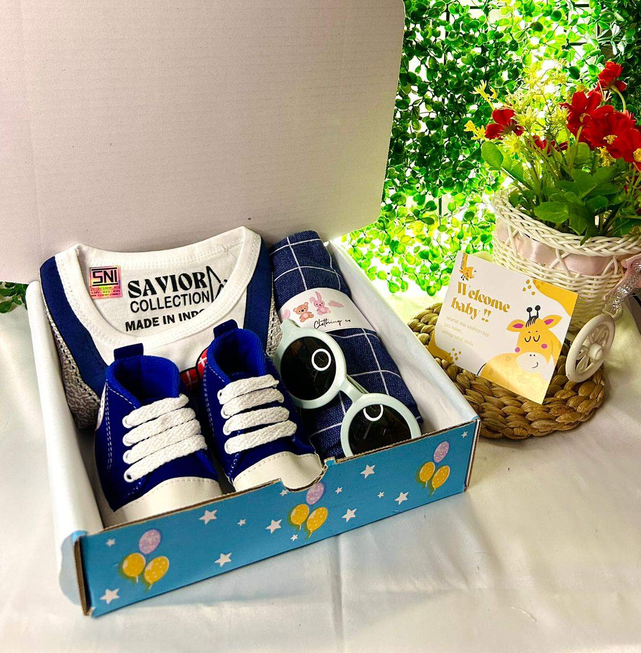 KADO LAHIRAN BAYI HAMPERS BABY BOY