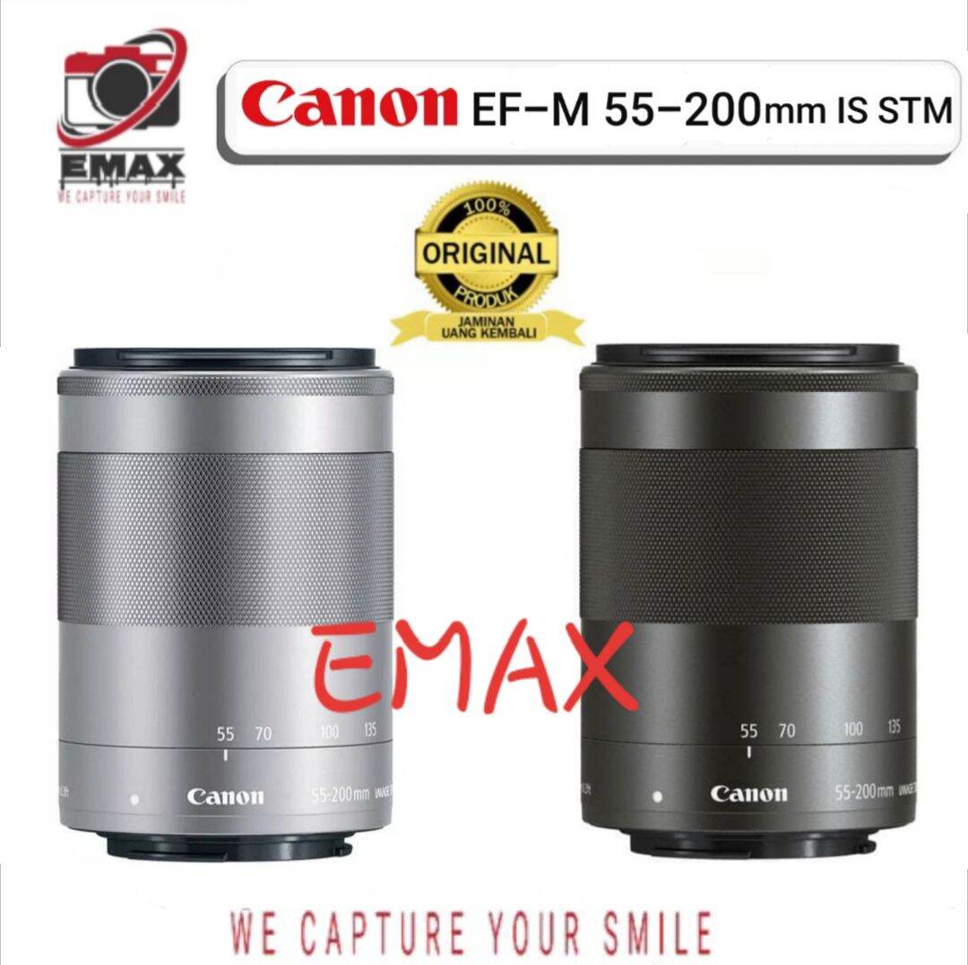 CANON EF M 55-200mm IS STM Tele Lens for Camera Canon EOS M Lens