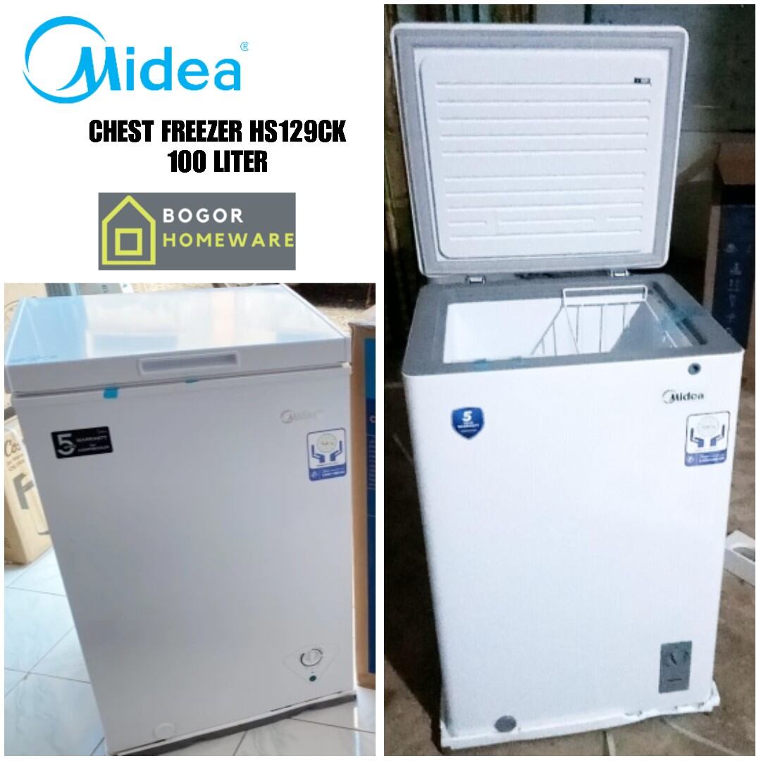 freezer midea 100 liter