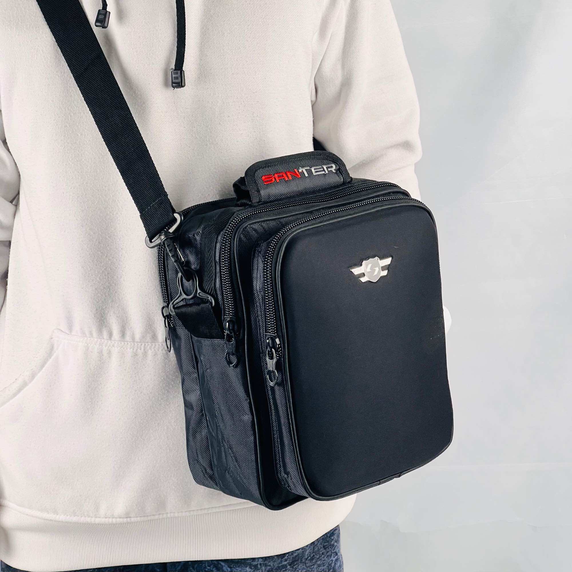 Tas Pria Tas Selempang 10 "Inchi Santer Tas Selempang Tas Kantor